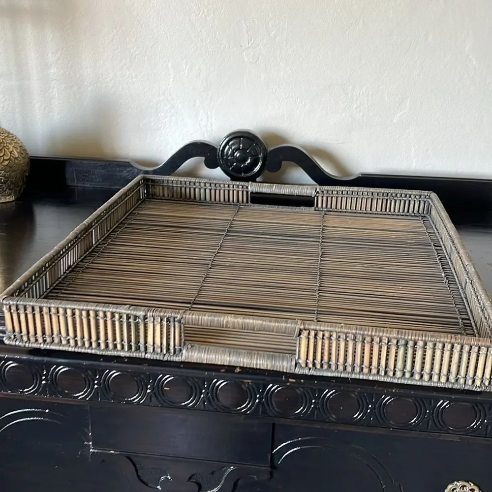 Pottery Barn Bamboo Tray